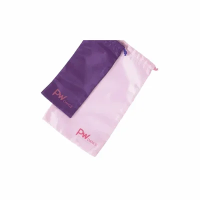 Satin Shoe Bag - Pink - LARGE