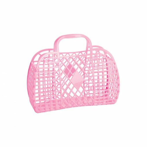 Jelly Retro Basket - Light Pink
