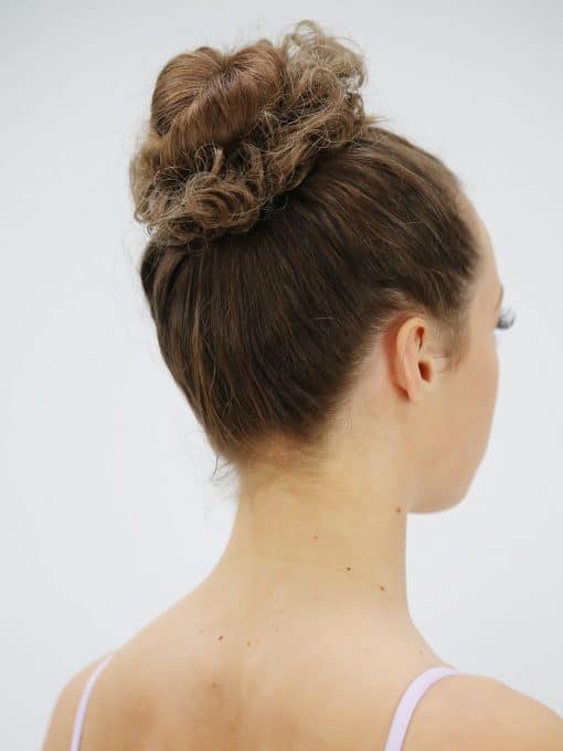 Hair Scrunchie - Light Brown - Image 2