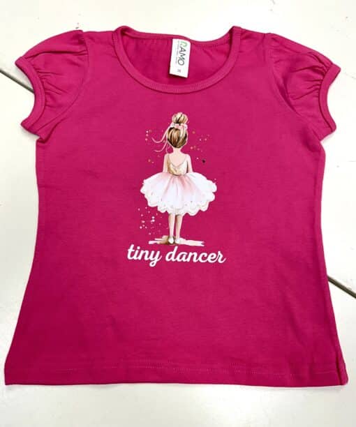 Tiny Dancer Puff T-Shirt - Hot Pink - CH 2