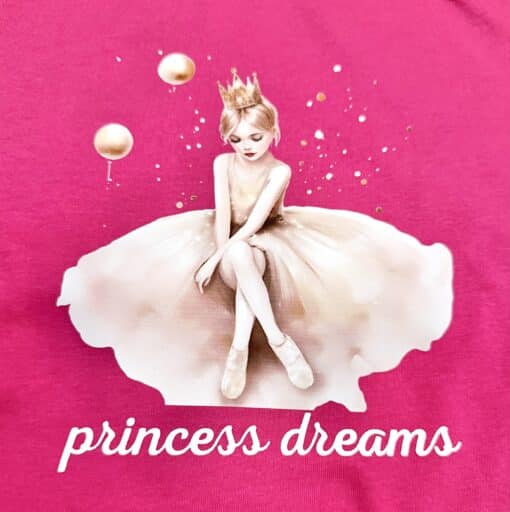 Princess Dreams Puff T-Shirt - Hot Pink - CH 4 - Image 2