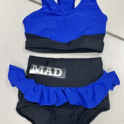 MAD - Tiny Tots 2 Piece Set - Cobalt & Black