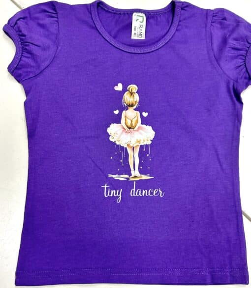 Tiny Dancer Puff T-Shirt - Purple - CH 4