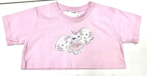 Elephant Crop Tee - Pink - CH 2