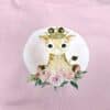 Princess Giraffe Crop Tee - Pink - CH 4 - Image 2