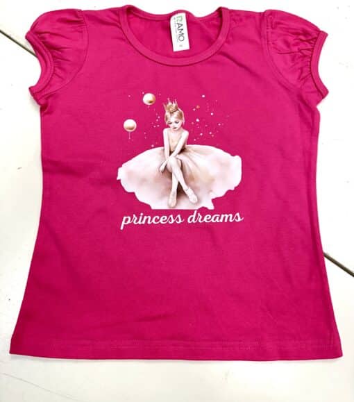 Princess Dreams Puff T-Shirt - Hot Pink - CH 4