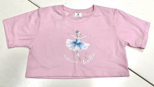 Princess Dreams Crop Tee - Pink - CH 10