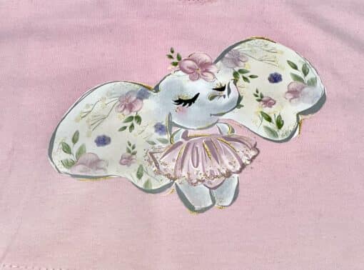 Elephant Crop Tee - Pink - CH 2 - Image 2