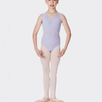 Thick Strap Leotard - Lilac - CHILD