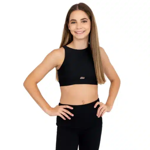 Triumph Crop Top - Black - ADULT - Image 3