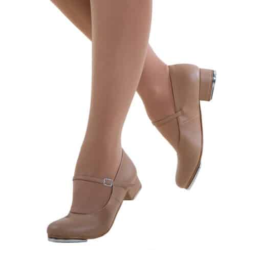 Tap Shoe Low Heel - Tan - CHILD